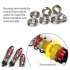 G105 1 10 Scale RC Car 2 4ghz 4wd 46km h  High speed Big Wheel RC Car Off Road Waterproof Red