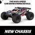 G105 1 10 Scale RC Car 2 4ghz 4wd 46km h  High speed Big Wheel RC Car Off Road Waterproof Green