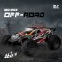 G105 1 10 Scale RC Car 2 4ghz 4wd 46km h  High speed Big Wheel RC Car Off Road Waterproof Green