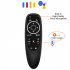 G10s Pro Bts TV Remote Control 6 axis Gyroscope Wireless Infrared Backlight Remote Black G10S PRO BT