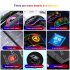 G11 Wire controlled Gaming Mouse 3 level Adjustable Dpi 4 Button Illuminated Usb Computer Mouse  Mute  crack black
