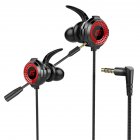 G11-a Music Game Headset With Microphone Sport Earbuds <span style='color:#F7840C'>Earphone</span> Gaming <span style='color:#F7840C'>Earphones</span> With Microphone For Phones/pc black