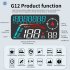 G12 Car Digital Head Up Display 5 5 Inch GPS Over Speed Alarm Speedometer Colorful