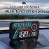 G12 Car Digital Head Up Display 5 5 Inch GPS Over Speed Alarm Speedometer Colorful