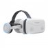 G15e VR Glasses With Headphone 3d Virtual Reality Glasses For 4 5 7 0 Inch Mobile Phone For Christmas Gifts White