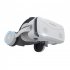 G15e VR Glasses With Headphone 3d Virtual Reality Glasses For 4 5 7 0 Inch Mobile Phone For Christmas Gifts White