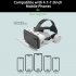 G15e VR Glasses With Headphone 3d Virtual Reality Glasses For 4 5 7 0 Inch Mobile Phone For Christmas Gifts White