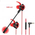 G20 Gaming Earphone For Pubg PS4 CSGO Casque Games Headset 7.1 With Mic Volume Control PC Gamer Earphones G20 red