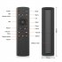 G20S Air Mouse Wireless Remote Keyboard Voice Inputting Air Fly Mouse Remote Control With USB Receiver Compatible For Android TV Box Tablet PC black