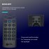 G20S PRO Air Mouse Wireless Keyboard Voice Inputting Air Fly Mouse Universal Remote Control Compatible For Android TV Box black