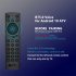 G20S PRO Air Mouse Wireless Keyboard Voice Inputting Air Fly Mouse Universal Remote Control Compatible For Android TV Box black