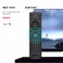 G20S PRO Voice Remote Wireless Replacement Remote Keyboard With 6 Axial Gyroscope IR Learning Air Fly Mouse Compatible For Android H96 MAX TV Box black