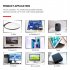 G20S PRO Voice Remote Wireless Replacement Remote Keyboard With 6 Axial Gyroscope IR Learning Air Fly Mouse Compatible For Android H96 MAX TV Box black