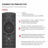 G20S PRO Voice Remote Wireless Replacement Remote Keyboard With 6 Axial Gyroscope IR Learning Air Fly Mouse Compatible For Android H96 MAX TV Box black
