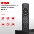 G20S PRO Voice Remote Wireless Replacement Remote Keyboard With 6 Axial Gyroscope IR Learning Air Fly Mouse Compatible For Android H96 MAX TV Box black