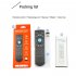 G21 Air Mouse 2 4G Wireless Remote Control With IR Learning Voice Inputting Air Fly Mouse Compatible For Android TV Box Tablet black orange