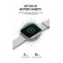 G21 Smart Watch Bluetooth compatible Calling 1 69 Inch Large Screen Voice Assistant Heart Rate Monitoring Sports Bracelet silver steel belt
