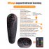 G30 Remote Control 2 4G Wireless Voice Air Mouse 33 Keys IR Learning Gyro Sensing Smart Remote for Game Android TV Box black
