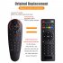 G30 Remote Control 2 4G Wireless Voice Air Mouse 33 Keys IR Learning Gyro Sensing Smart Remote for Game Android TV Box black
