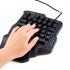 G30 Wired Gaming Keypad with LED Backlight 35 Keys One handed Membrane Keyboard for LOL PUBG CF