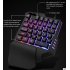 G30 Wired Gaming Keypad with LED Backlight 35 Keys One handed Membrane Keyboard for LOL PUBG CF