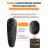 G30S Voice Air Remote 2 4G Smart TV Remote Control USB Wireless Replacement Mouse Keyboard Compatible For Android TV Box PC black