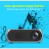 G320 YG320 1080P Mini Portable LED Projector Home Theater 4000 Lumens 23 Languages Can Read U Disk TF Card AV Connection DVD Box 