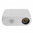 G320 YG320 1080P Mini Portable LED Projector Home Theater 4000 Lumens 23 Languages Can Read U Disk TF Card AV Connection DVD Box 