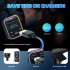 G38 Car Wireless Audio Transmitter LED Backlit Dual USB Port Adapter FM Transmitter Stereo Audio Extender Amplifier TF Card U Disk Player black