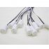 G4 Base Holder Ceramic Fire Prevention Wire Adapter Halogen Socket Connector for LED Bulb 12V