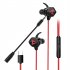 G5 Type c Interface Gaming In ear Headphones With Microphone Chicken eating Headset Earphones Smartphone Wired Mobile Phone Earbuds black red