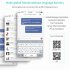 G5 Voice Language Translator Device Accents Translator Device Instant Two Way Translator Portable Dictionary Black