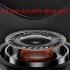 G5 Wired Earbuds In Ear Headphones With Microphone Heavy Bass Stereo Noise Isolating Wired Earbuds For All Type C Jack Device black