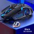 G5 Wired Gaming Mouse Colorful Backlight 6 Button Silent Mouse 4 speed 3200 DPI RGB Gaming Mouse Black audio version