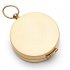 G50 Compass Pure Copper Pocket Watch Multifunctional Covered Luminous Retro Flip Cover Compass For Outdoor Hiking gold
