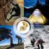 G50 Compass Pure Copper Pocket Watch Multifunctional Covered Luminous Retro Flip Cover Compass For Outdoor Hiking gold