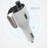 G52 USB Car Charger FM Transmitter Bluetooth 5 0 FM Modulator Headset Wireless Aux Audio Privacy Protection Fast Charger white