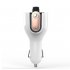 G52 USB Car Charger FM Transmitter Bluetooth 5 0 FM Modulator Headset Wireless Aux Audio Privacy Protection Fast Charger white