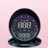 G6 HUD Car Head Up Display Speedometer 2 5 Inches LED Screen With Sunshade GPS Head Up Display With Speed Alarm Function Vehicles Speed Display Device black