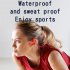 G68 Bone Conduction Earphones Wireless Bluetooth 5 0 Running Sports Headsets Waterproof Sweatproof Headphones Red G68