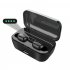 G6s Bluetooth Earphones TWS Wireless 5 0 Handsfree Earphone Sports Bass Earbuds with Mic 3500mAh Charging Box black