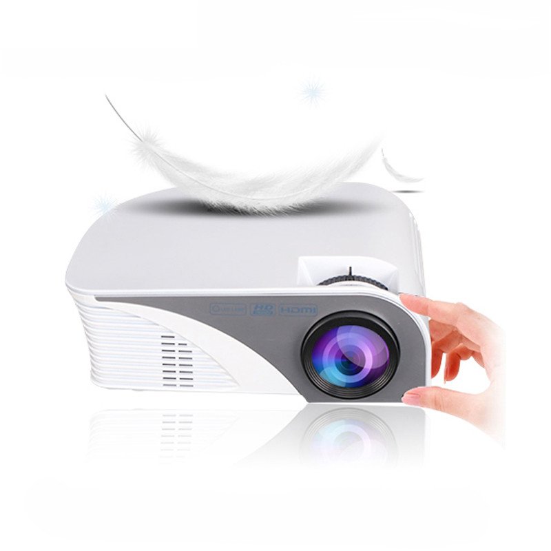 G8005B Mini Projector LED Beamer Home Cinema Projector Theater Projectors for Home Use Eaducation LCD TFT display System white_European regulations