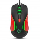 G837 Wired Gaming Mouse USB Computer Mouse for Desktop black