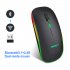 G852 Rechargeable Silent Bluetooth 2 4g Dual mode Wireless Gaming  Mouse white
