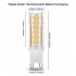 G9 75led Light Bulb 7w 220 240v 2835smd 450lm High Brightness Energy Saving Long Service Life Lamp G9 75 led 3000K  warm white 