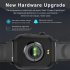 G96 Smart Watch 1 85 inch Full Touch Screen Exercise Fitness Heart Rate Sleep Monitoring Smartwatch Black