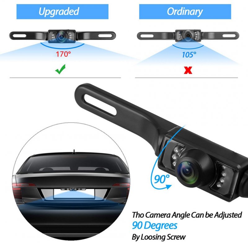 Car Parking Rear Camera Wireless Video Transmitter Receiver Kit Night Vision Rear View Backup Monitor Vehicle Parts 