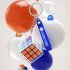 GAN328 Mini Magic Cube Keychain 3x3 Puzzle Speed Cubes Key Chain Stress Relief Educational Toys As shown