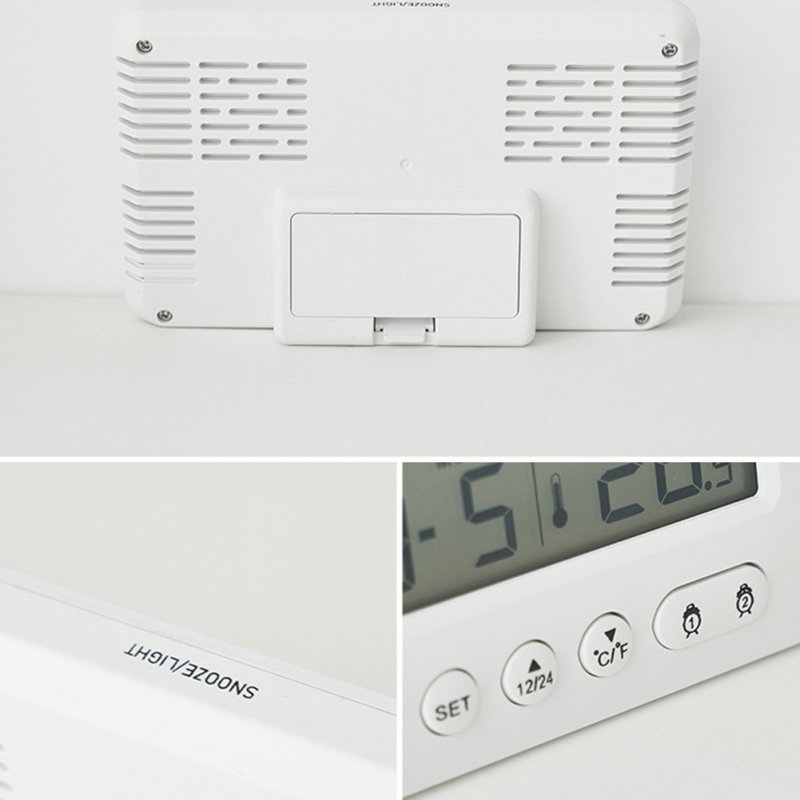 Digital Alarm Clock Multifunctional Bedside Clock With Snooze Function Desk Decoration For Living Room 