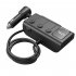 GC01 Car Cigarette Lighter 120W USB PD Fast Charge Adapter 3 Socket Cigarette Lighter Splitter With Independent Switch black